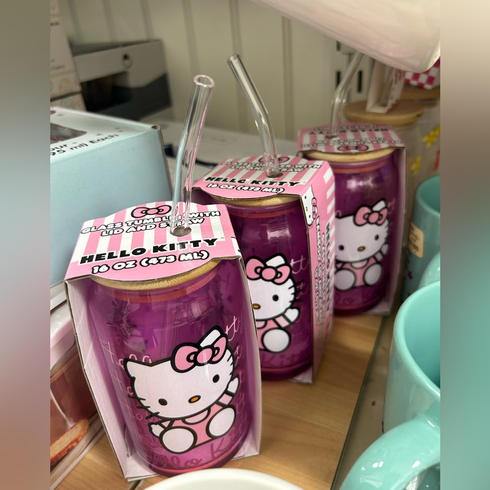 Hello Kitty Glass Tumber